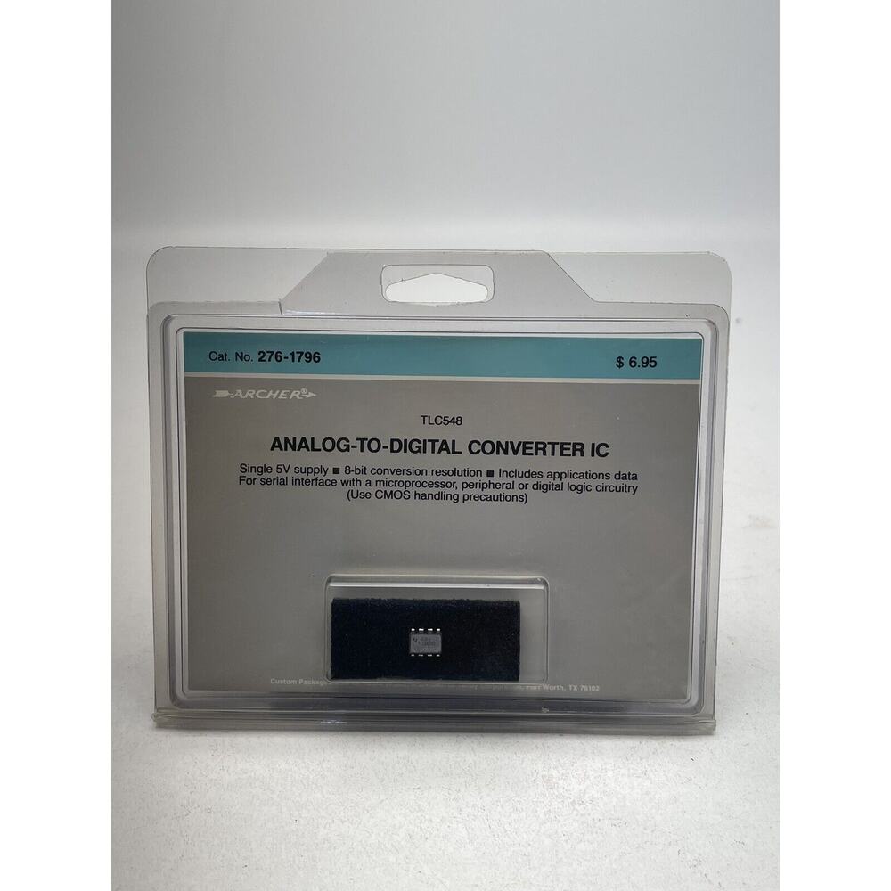 Archer 8-BIT ANALOG-TO-DIGITAL CONVERTERS IC 276-1796 TLC548 /w DATA SHEET